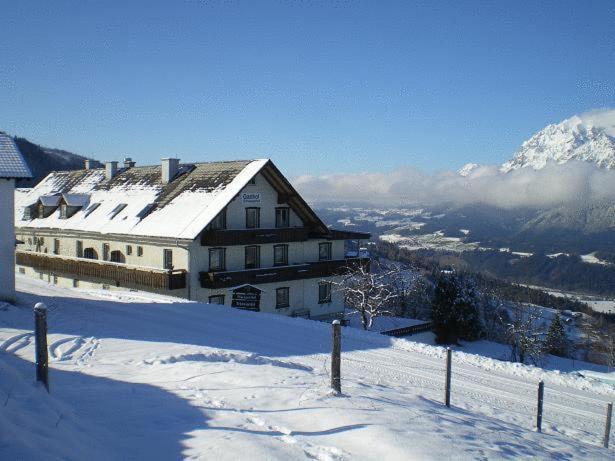 Berggasthof Schwaigerhof Haus im Ennstal Bagian luar foto